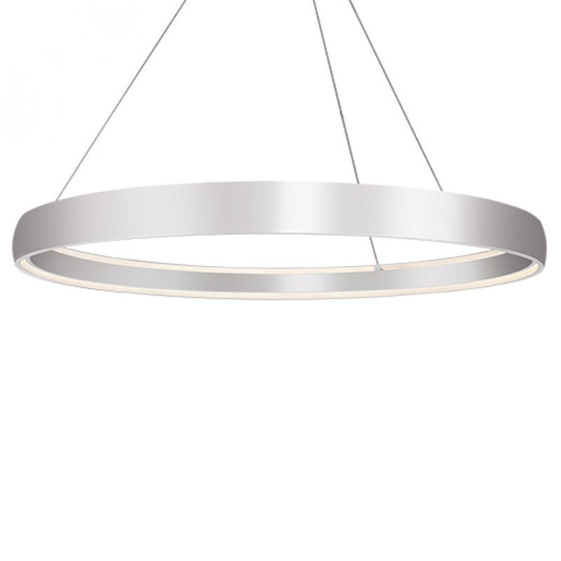 Brushed Nickel 72" Circular LED Pendant Light