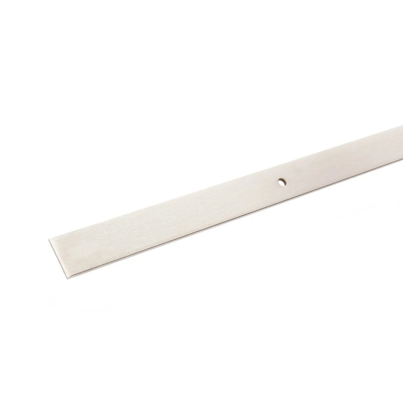 Silver Heavy-Duty Single Bypass Barn Door Hardware Kit