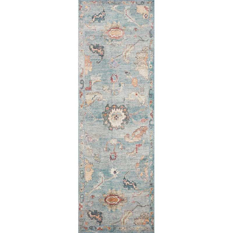 Cloudscape Comfort Blue 8' x 10' Wool-Blend Indoor Area Rug