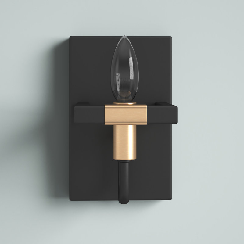 Heathrow Modern Matte Black Outdoor Dimmable Sconce