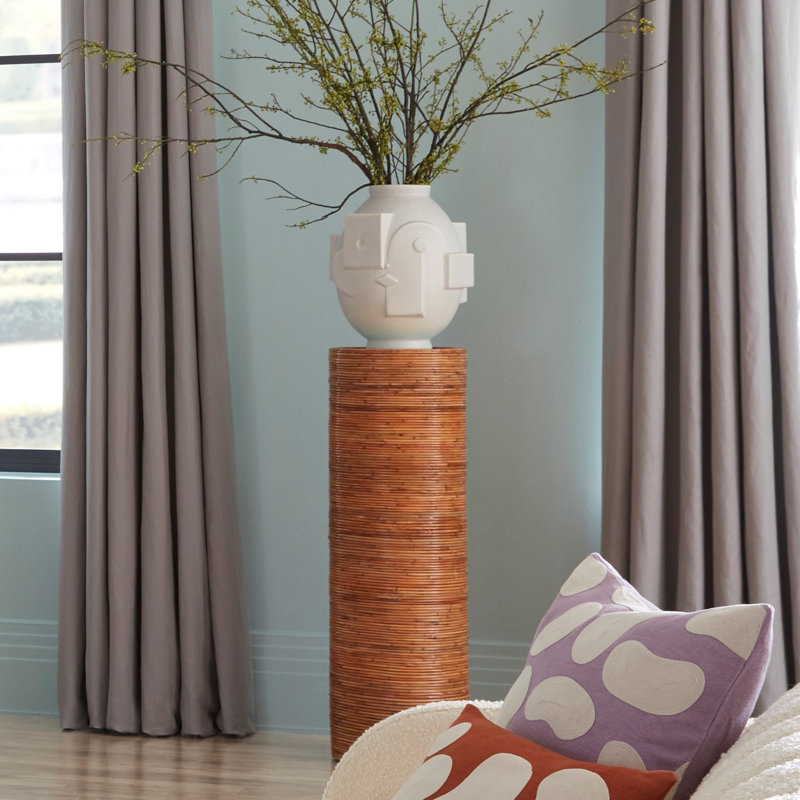 Extra Large White Porcelain Tulip Vase