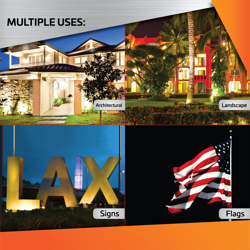 12W Bronze Aluminum LED Flood Light with Adjustable Mount