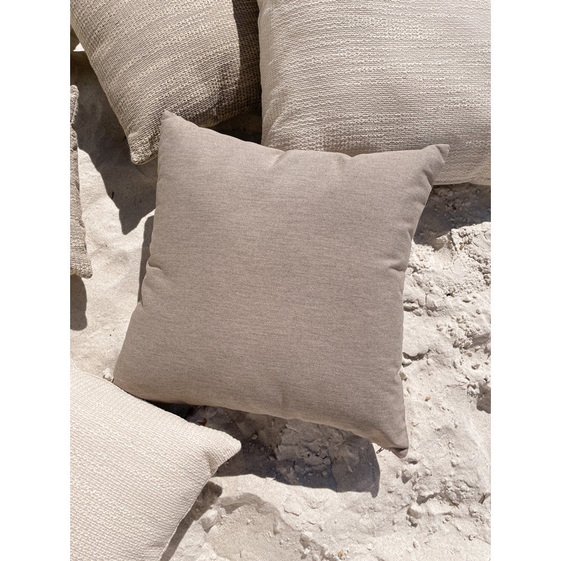 Mocha Brown 24" x 24" Indoor Outdoor Pillow