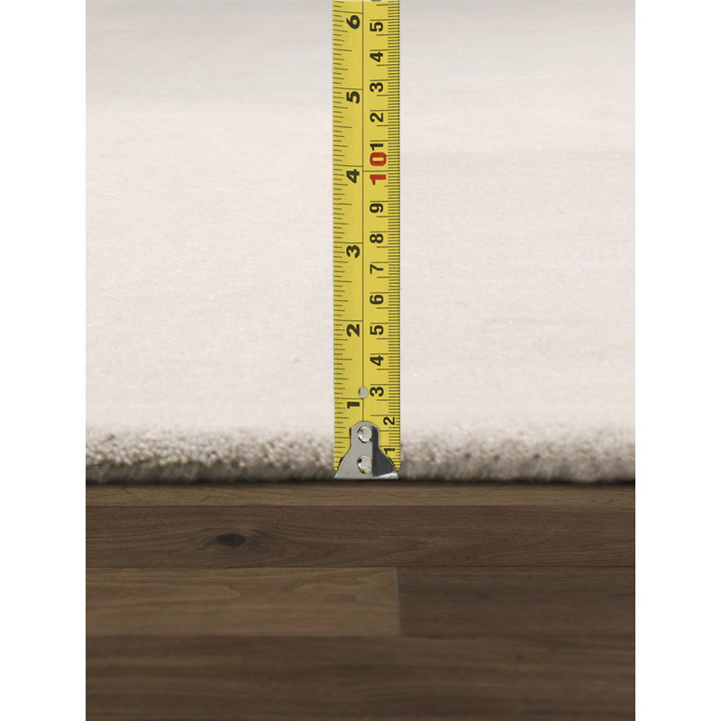 Elegant Silver Ombre 8' x 10' Hand-Tufted Wool-Viscose Rug