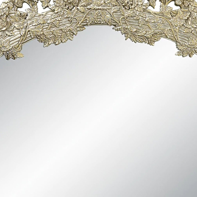 Gold Carved Wood 60" Dresser Mirror