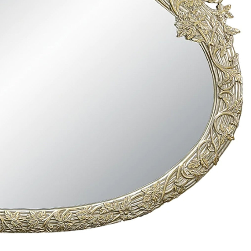 Gold Carved Wood 60" Dresser Mirror