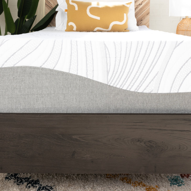 White Twin Adjustable Bed with Memory Foam Mattress