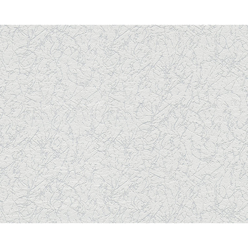33' L x 21'' W White Textured Non-Woven Wallpaper Roll