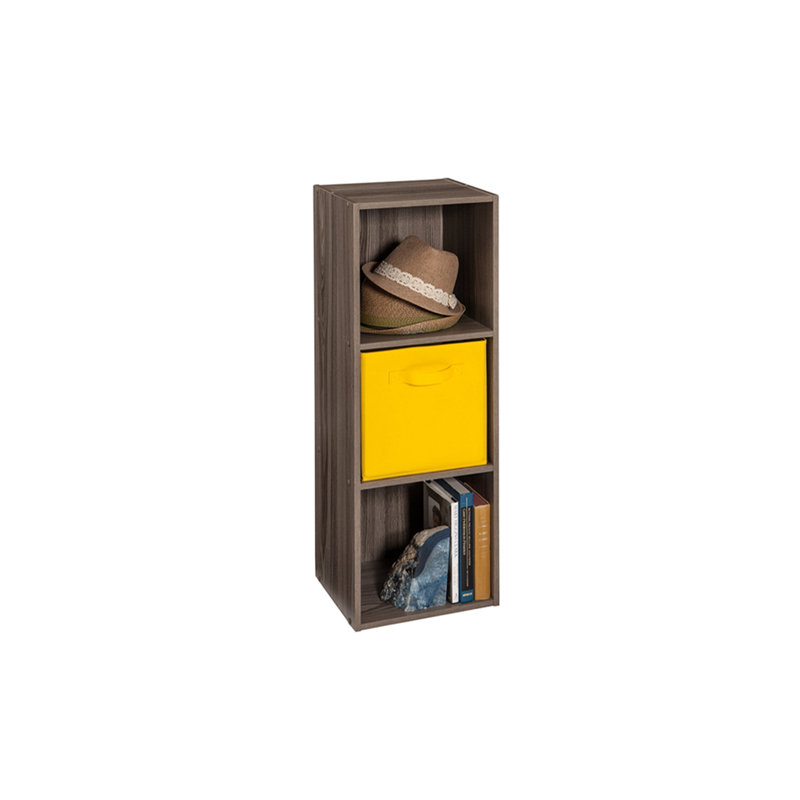 Espresso 3-Cube Detachable Organizer for Office and Home