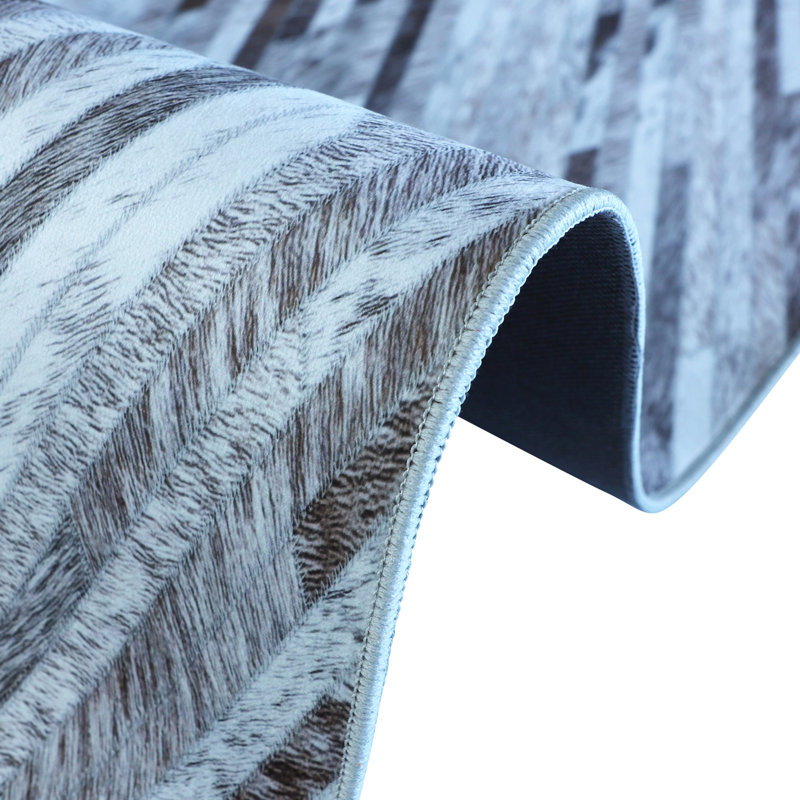 Supra Vortex Multicolor Faux Cowhide 5'x8' Area Rug