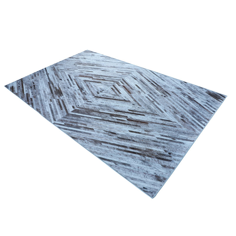 Supra Vortex Multicolor Faux Cowhide 5'x8' Area Rug