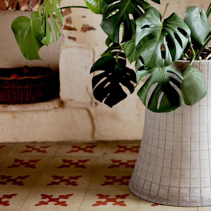 Medium Gray Concrete Nuclear Plant Inspired Planter