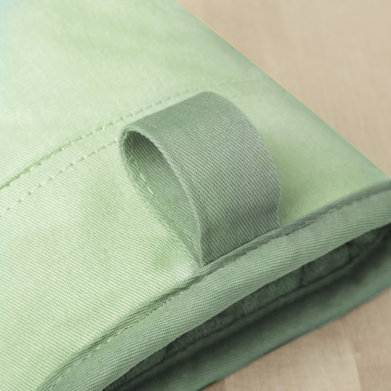 Pistachio and Graphite Green Silicone Oven Mitt Set