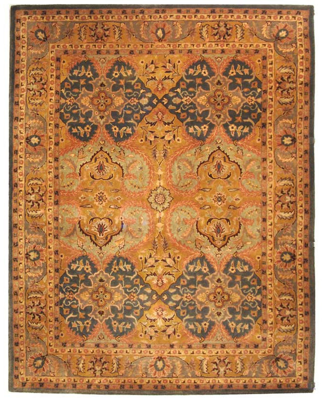 Imperial Ivory Wool Hand Tufted 4' x 6' Oriental Rug