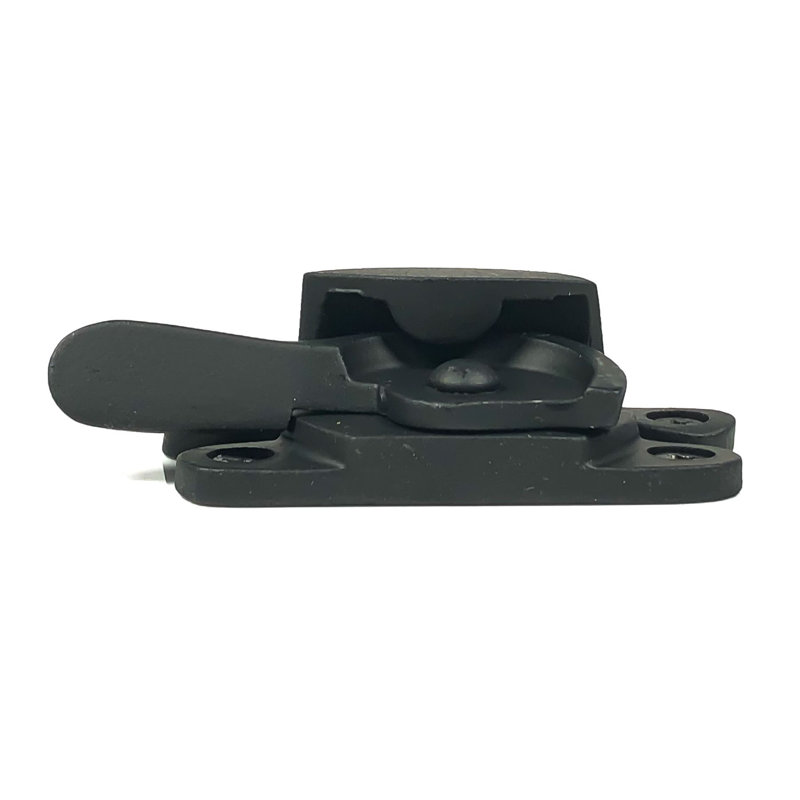 Black Powder Coat Iron Window Sash Lock