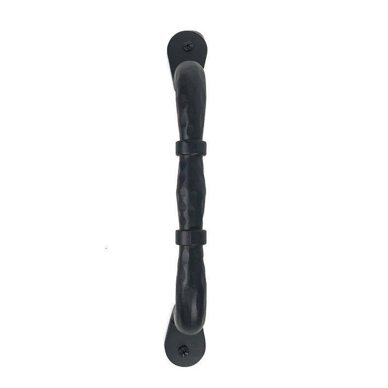 Canterbury 12-Inch Black Iron Medieval Door Pull