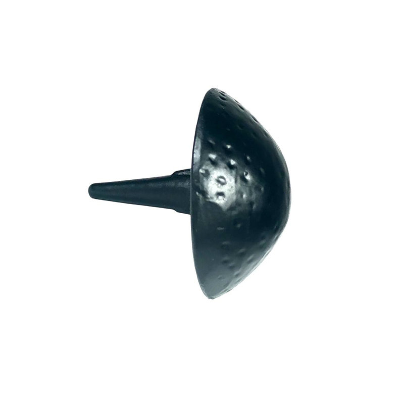 Black Forged Iron Round Decorative Clavos 1.63"