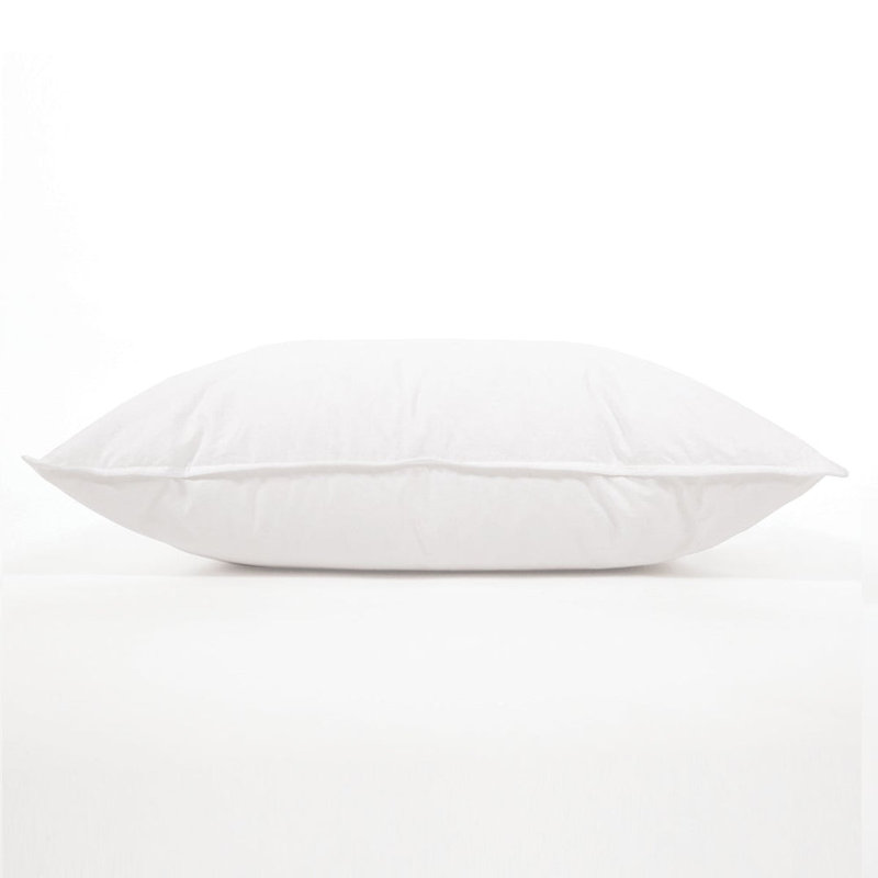 Standard White Down Feather Pillow Insert