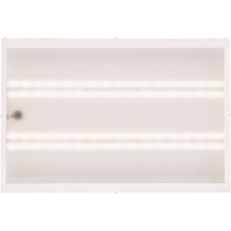 Sleek White 4000K Cool White Dimmable LED High Bay Light, 22"