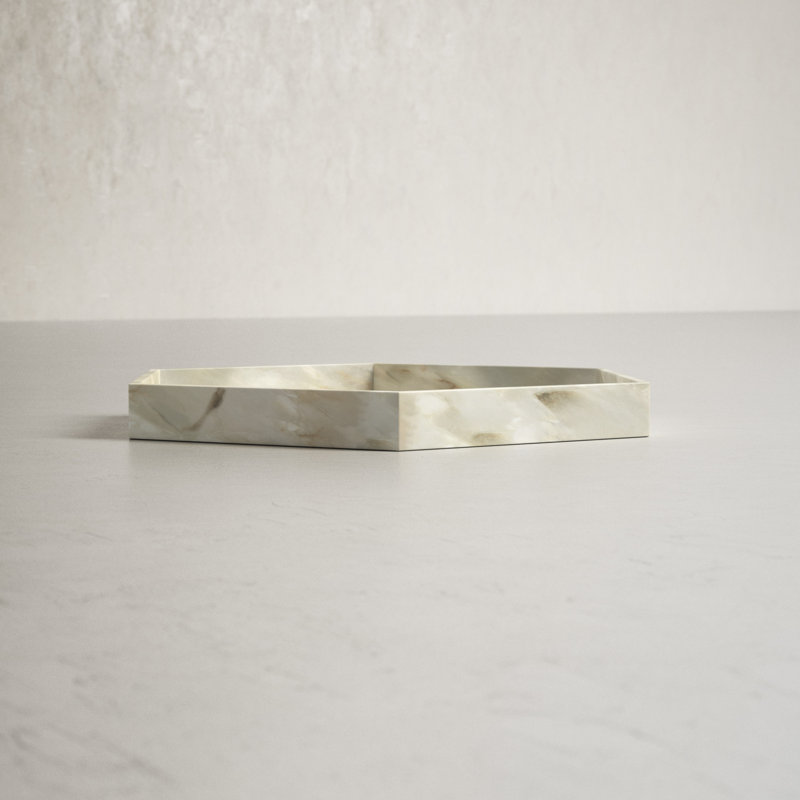 Antonia Large Alabaster Stone Vanity Tray
