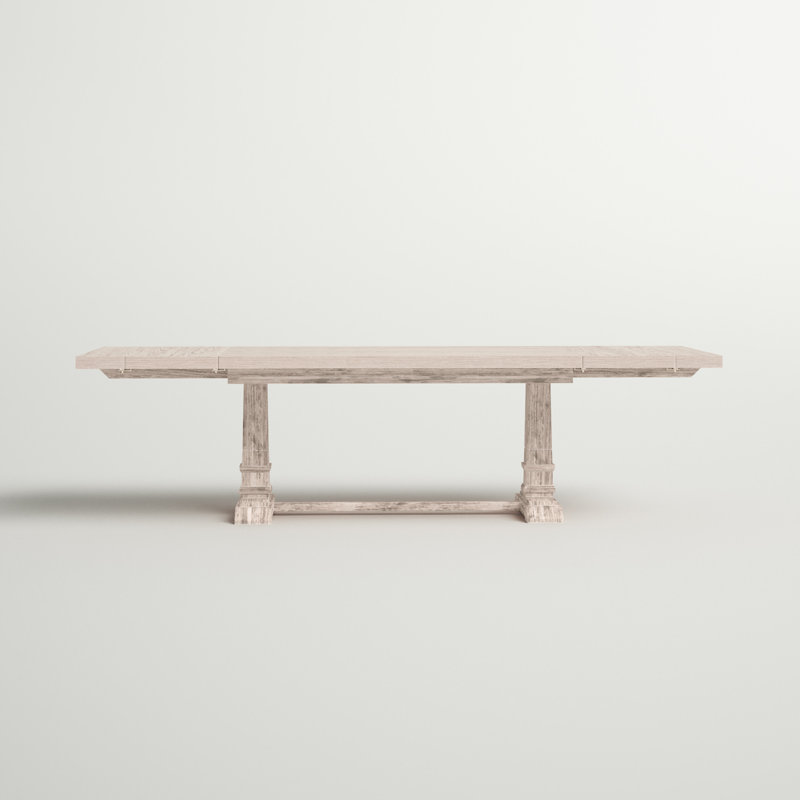 Traditions Natural Gray Acacia Extendable Dining Table