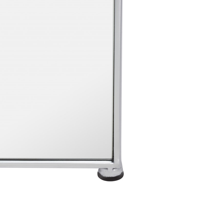 Wellen 28" x 69" Silver Rectangular Wall Mirror