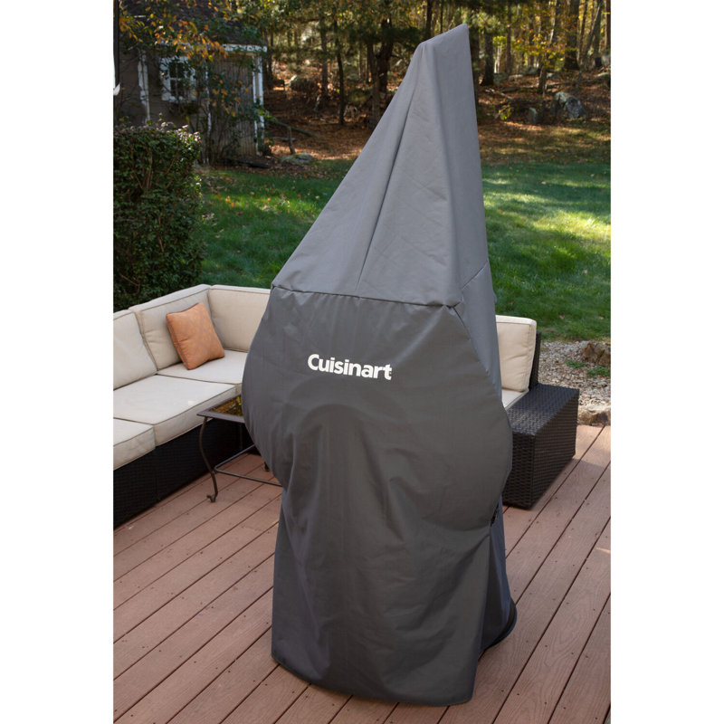 Cuisinart Black Polyester Rip-Resistant Patio Heater Cover