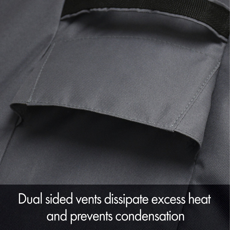 Cuisinart Black Polyester Rip-Resistant Patio Heater Cover