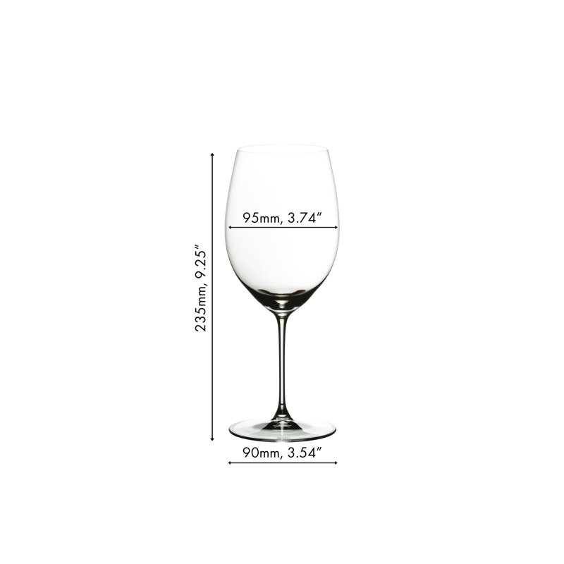 Riedel Veritas Crystal Cabernet Wine Glass Set of 2
