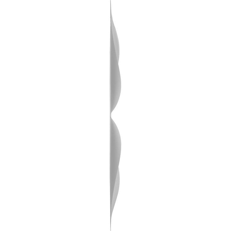 Helene White Textured 3D PVC Wall Panels, 12" x 12", 20-Pack