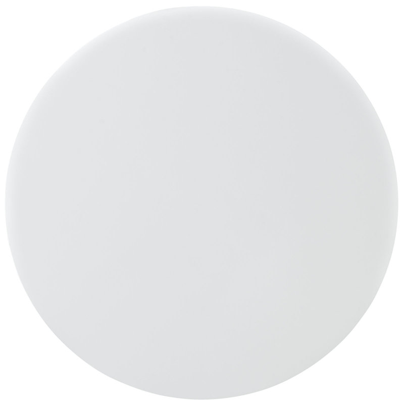 White Round Wood Contemporary Dining Table