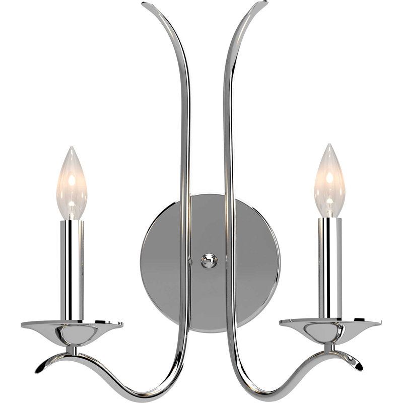Greta 15" Bronze Direct Wired Electric Sconce