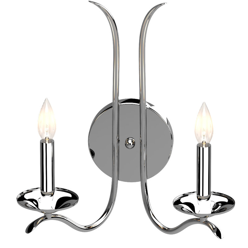 Greta 15" Bronze Direct Wired Electric Sconce