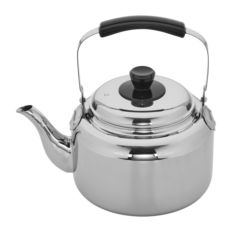 Demeyere Resto 6.3-Qt Silver Stainless Steel Tea Kettle