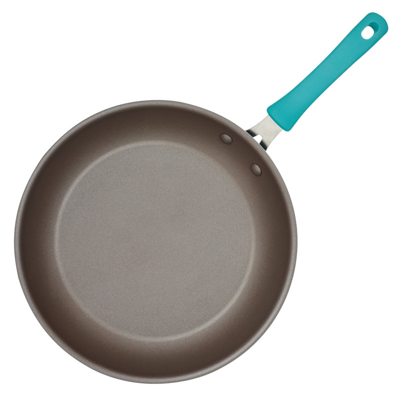 Agave Blue 12.5" Aluminum Nonstick Frying Pan with Ceramic Coating