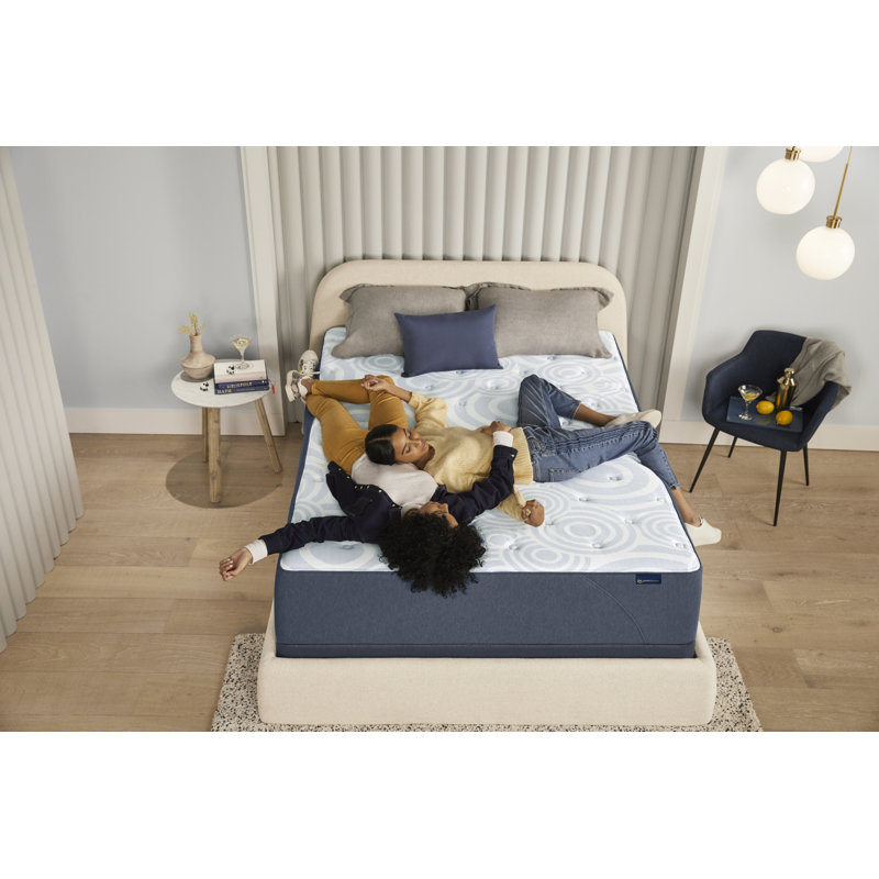 Full 12" Gray Hybrid Gel Memory Foam Mattress