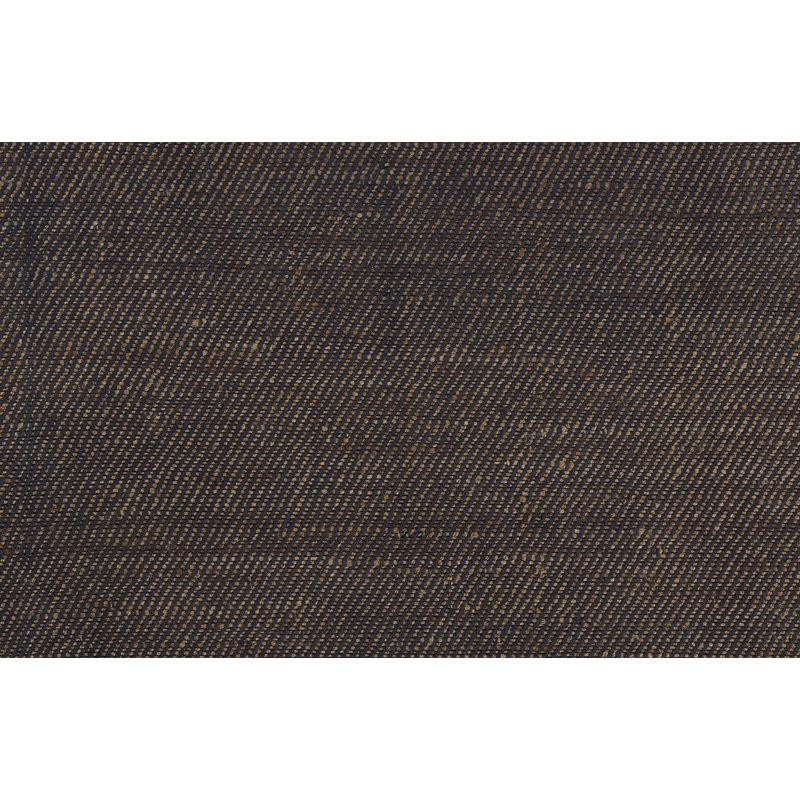 Blue and Beige 10' x 14' Handmade Jute Cotton Rug