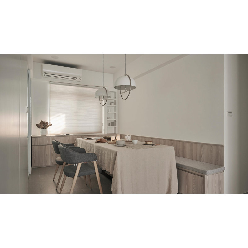 Huan 15.7'' White Steel Globe Pendant with LED Bulb