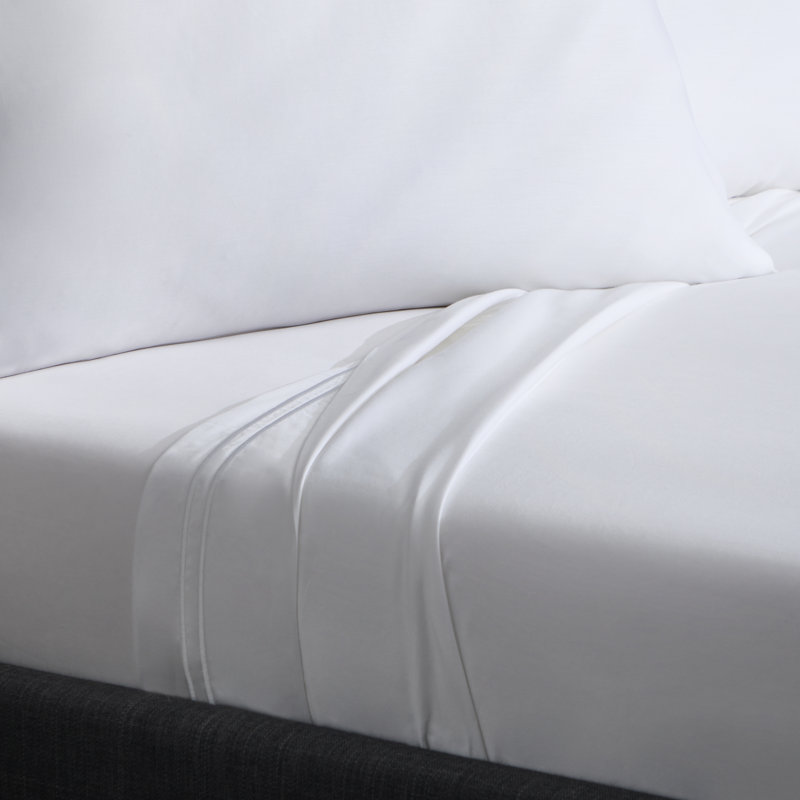 Full White Egyptian Cotton Deep Pocket Sheet Set