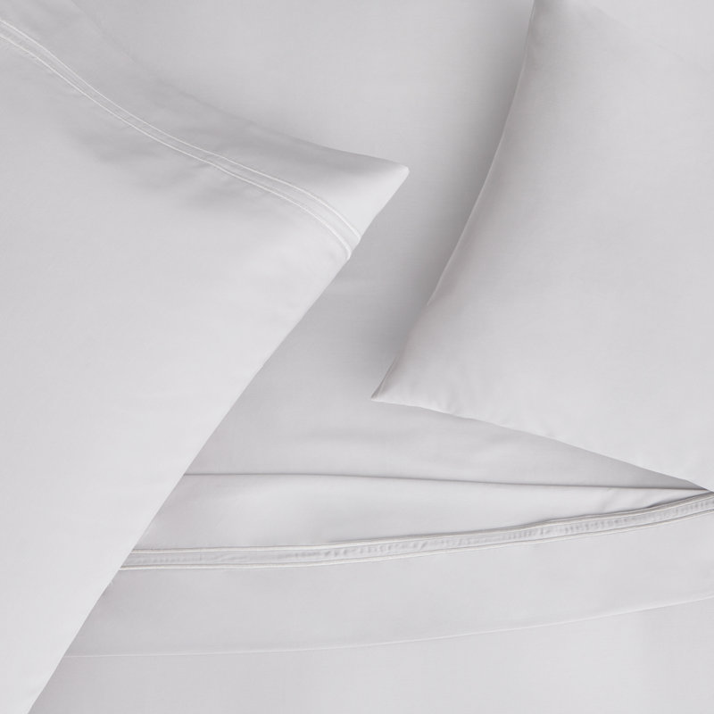 Full White Egyptian Cotton Deep Pocket Sheet Set