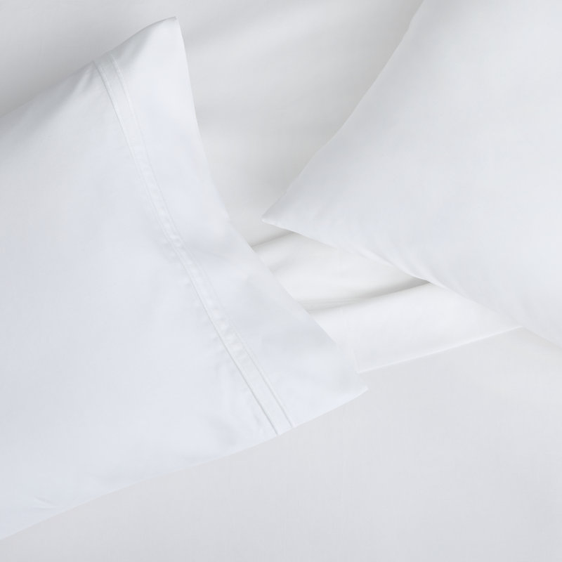 Full White Egyptian Cotton Deep Pocket Sheet Set