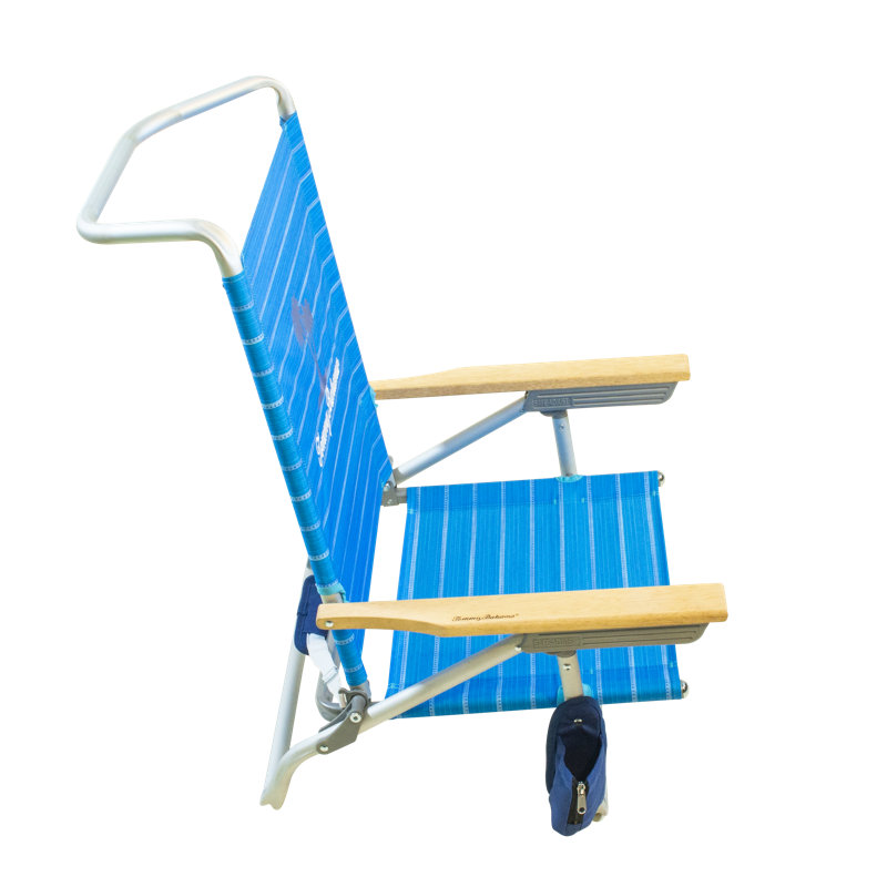 Tommy Bahama 5-Position Lightweight Aluminum Beach Chair with Cup Holder