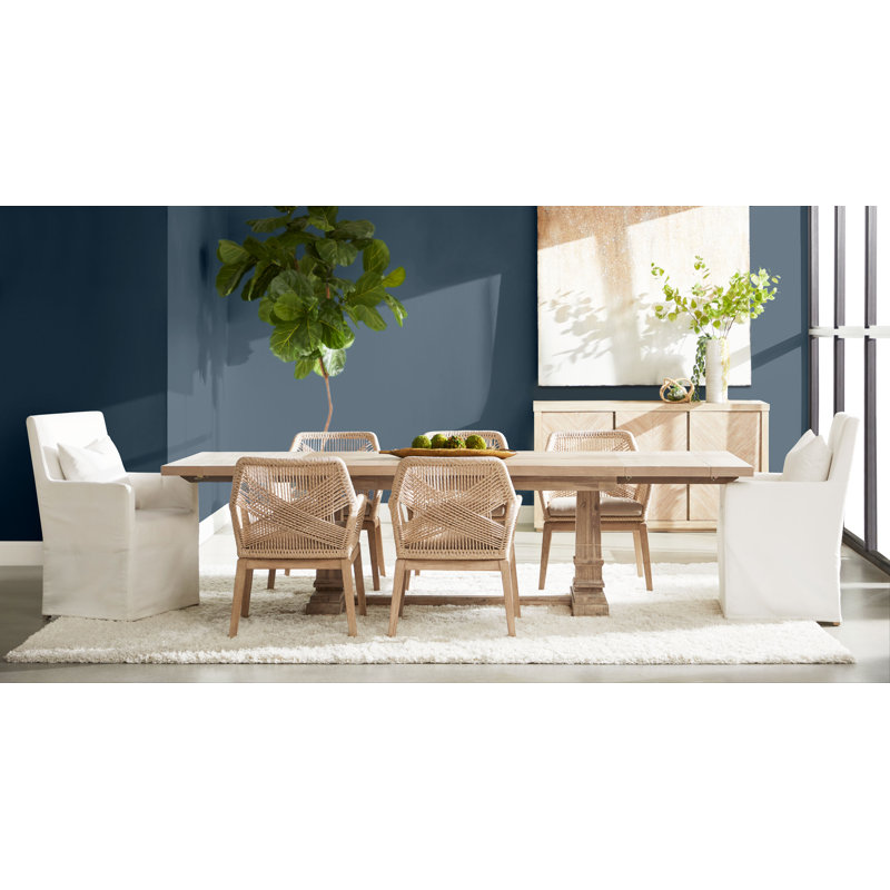 Traditions Natural Gray Acacia Extendable Dining Table