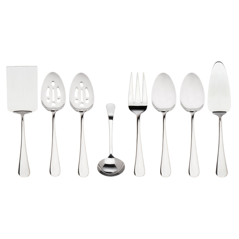Godinger Silver Art Co Riley 18/0 Stainless Steel 8 Piece Hostess Set