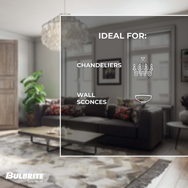 Clear Dimmable Decorative LED Bulb Pack