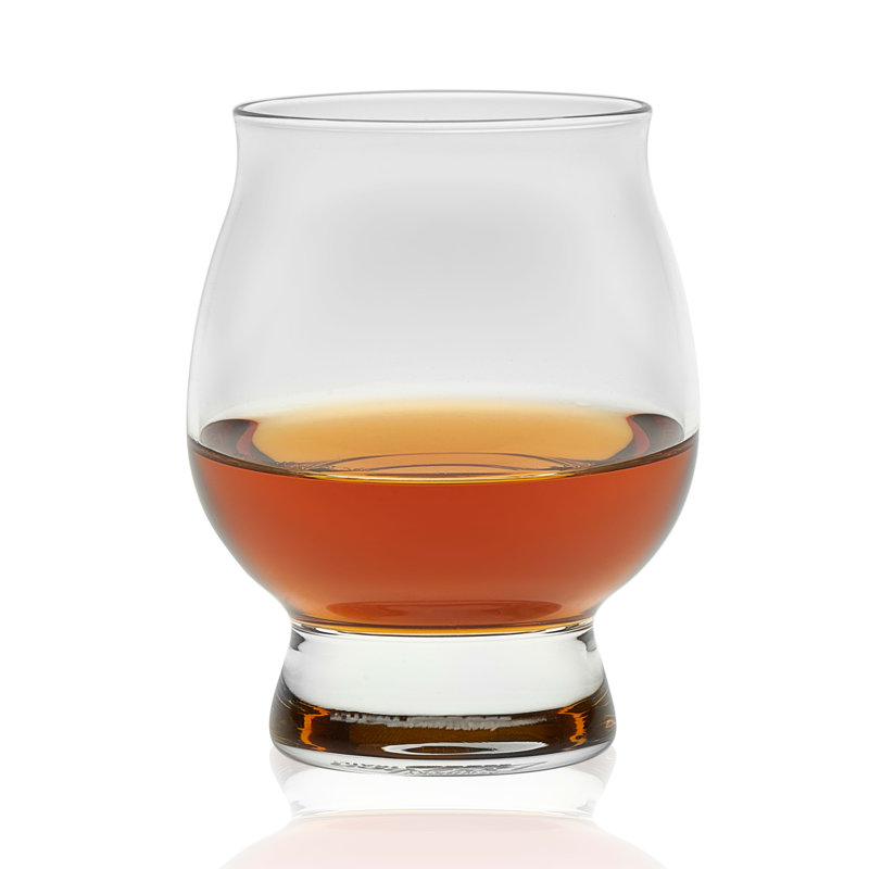 Libbey Signature Clear Glass Bourbon Tasting Set, 8-ounce, Set of 4