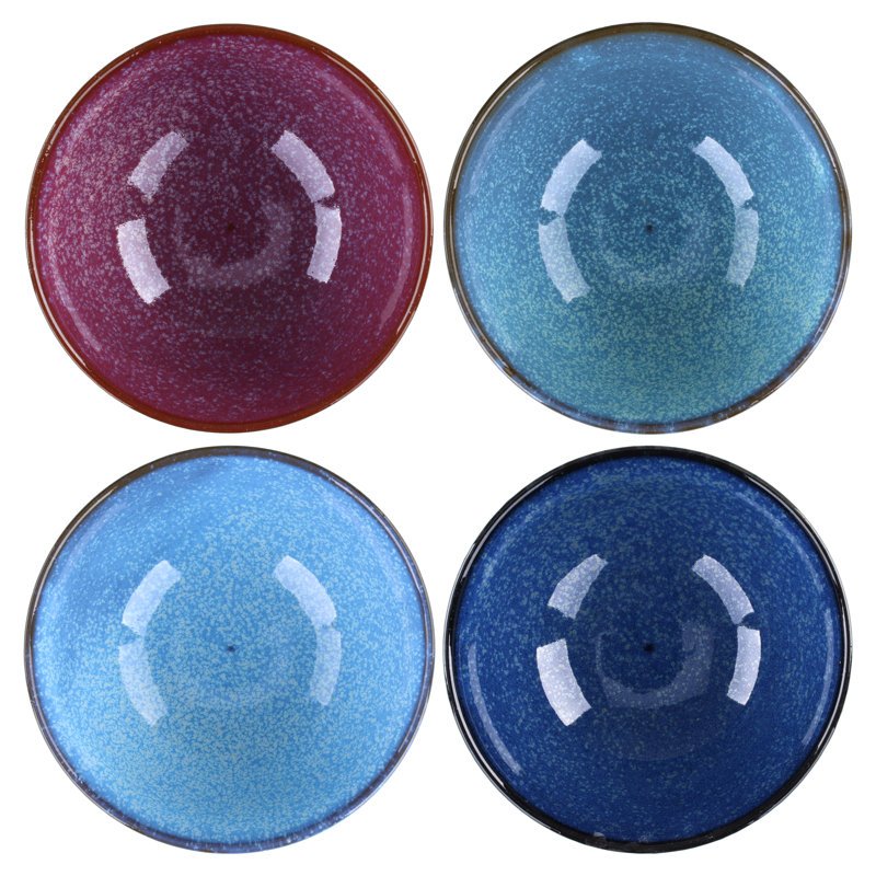 Arabella Assorted 10 oz Ceramic Dessert Bowls, Set of 4