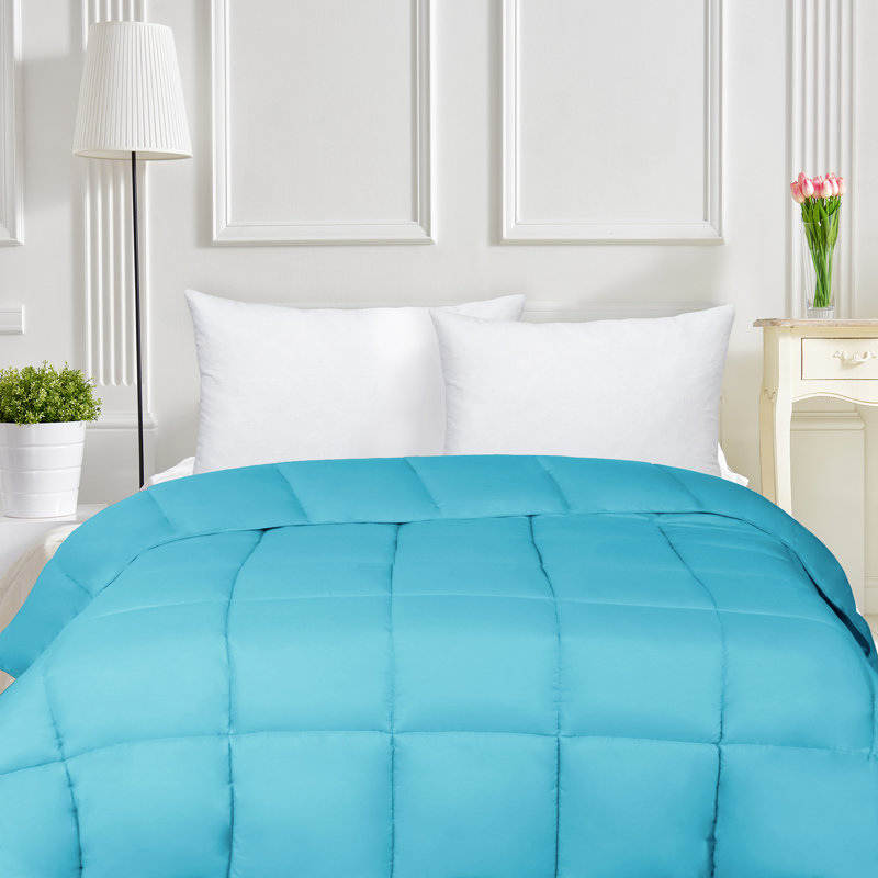 Winter Blue Full Reversible Down Alternative Comforter Set