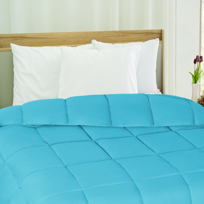Winter Blue Full Reversible Down Alternative Comforter Set