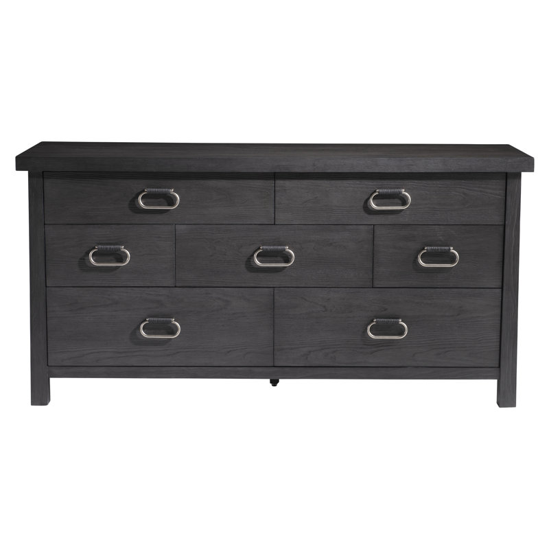 Black Double Dresser with Soft Close Drawers